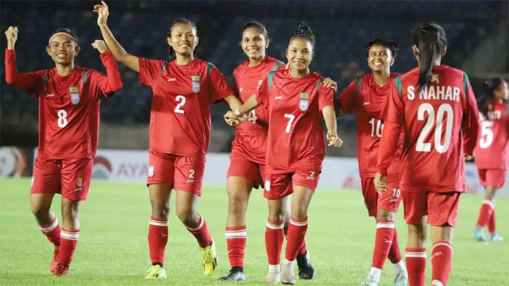 এশিয়ান কাপে দুর্দান্ত আগমন, তুর্কমেনিস্তানকে গোল বন্যায় ভাসাল বাংলাদেশ নারী দল